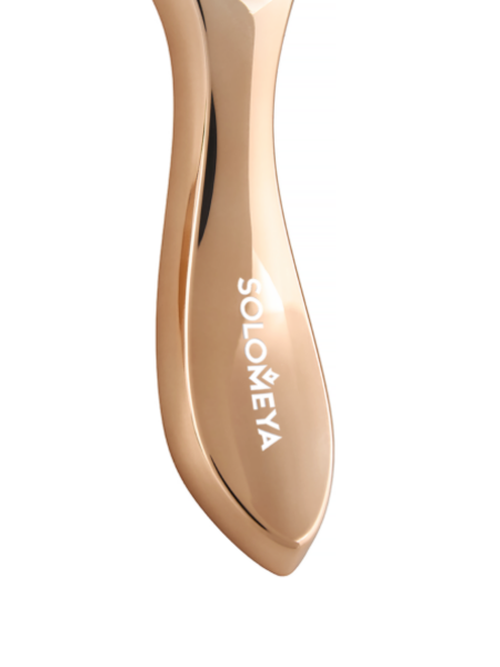 Многофункциональная расческа для распутывания, массажа и мытья кожи головы, Золотая Solomeya Wonder scalp brush,Golden, 1 шт